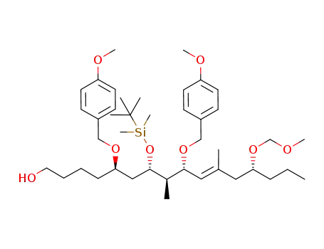 (5R,7S,8R,9R,10E,13R)-7-(tert-butyldimethylsiloxy)-5,9-(di-4-methoxybenzyloxy)-13-methoxymethoxy-8,11-dimethylhexadec-10-en-1-ol