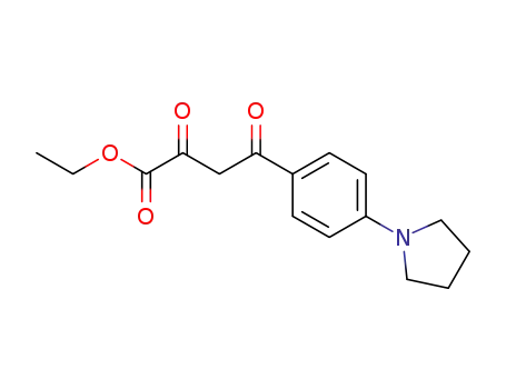 2,4-dioxo-4-(4-pyrrolidin-1-yl-phenyl)butyric acid ethyl ester