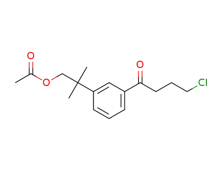 1-acetoxy-2-methyl-2-[3-(4-chlorobutyryl)phenyl]propane