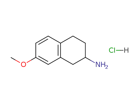 Molecular Structure of 3880-78-2 (2-AMINO-7-METHOXYTETRALIN HCL)