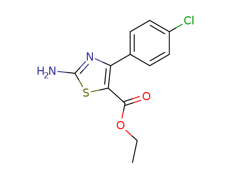 Ethyl 2-amino-4-(4-chlorophenyl)thiazole-5-carboxylate  CAS NO.74476-53-2