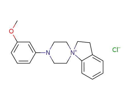 4'-(3-methoxyphenyl)spiro[indoline-1,1'-piperazin]-1-ium chloride