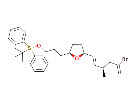 (2S,5S)-2-[(2E,3R)-5-bromo-3-methyl-1,5-hexadienyl]-5-[(3-tert-butyldiphenylsilyloxy)propyl]tetrahydrofuran