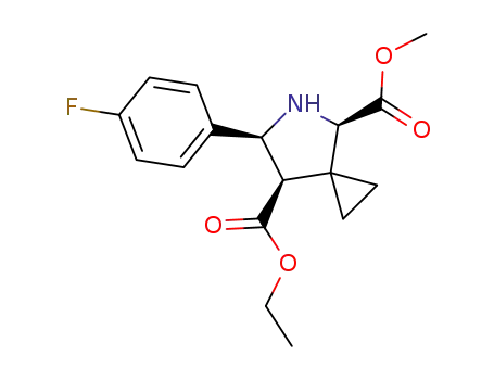 (4R,6S,7R)-7-ethyl 4-methyl 6-(4-fluorophenyl)-5-azaspiro[2.4]heptane-4,7-dicarboxylate