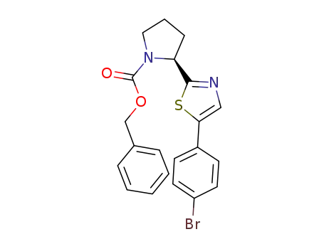 Molecular Structure of 1246471-51-1 (C<sub>21</sub>H<sub>19</sub>BrN<sub>2</sub>O<sub>2</sub>S)