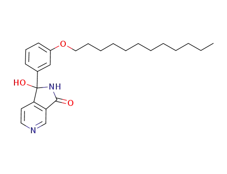 1-(3-dodecyloxyphenyl)-1-hydroxy-1,2-dihydropyrrolo[3,4-c]pyridine-3-one