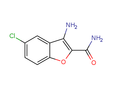 2-Benzofurancarboxamide, 3-amino-5-chloro-