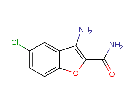 Molecular Structure of 294878-00-5 (2-Benzofurancarboxamide, 3-amino-5-chloro-)