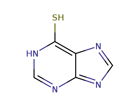 Molecular Structure of 157930-09-1 (6-mercapto-purine)