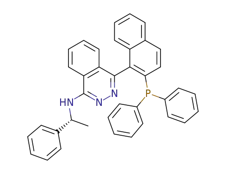 Molecular Structure of 828927-96-4 ((S)-(-)-4-[2-(DIPHENYLPHOSPHINO)-1-NAPHTHALENYL]-N-[?-1-PHENYLETHYL]-1-PHTHALAZINAMINE,(S)-N-PINAP)