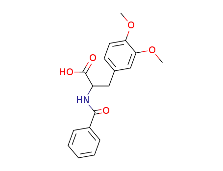 Molecular Structure of 34996-90-2 (DL-Tyrosine, N-benzoyl-3-methoxy-O-methyl-)