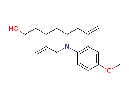 5-[N-allyl-N-(4-methoxyphenyl)amino]oct-7-en-1-ol