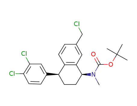 tert-butyl (1S,4S)-7-(chloromethyl)-4-(3,4-dichlorophenyl)-1,2,3,4-tetrahydronaphthalen-1-yl(methyl)carbamate