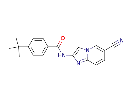 4-tert-butyl-N-[6-cyanoimidazo[1,2-a]pyridin-2-yl]benzamide