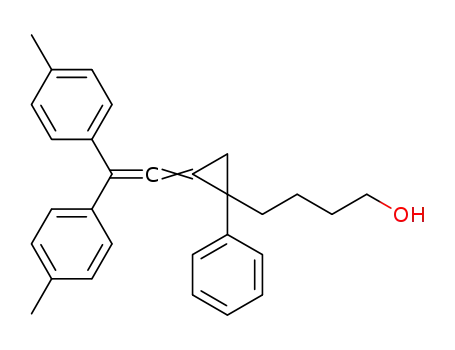 4-(2-(2,2-di-p-tolylvinylidene)-1-phenylcyclopropyl)butan-1-ol