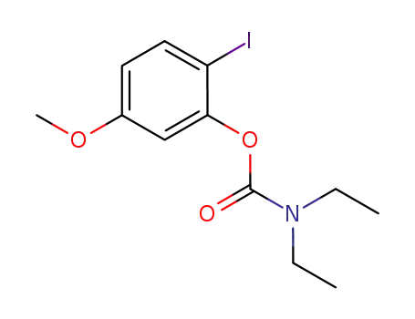 O-(2-iodo-5-methoxy)phenyl N,N-diethylcarbamate