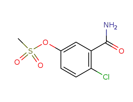 3-carbamoyl-4-chlorophenyl methanesulfonate