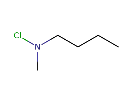 Molecular Structure of 25952-07-2 (1-Butanamine, N-chloro-N-methyl-)