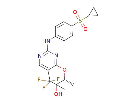 (R)-3-[2-(4-Cyclopropanesulphonylphenylamino)-5-tri-fluoromethylpyrimidin-4-yloxy]-2-methylbutan-2-ol