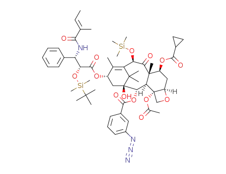 C<sub>56</sub>H<sub>76</sub>N<sub>4</sub>O<sub>14</sub>Si<sub>2</sub>