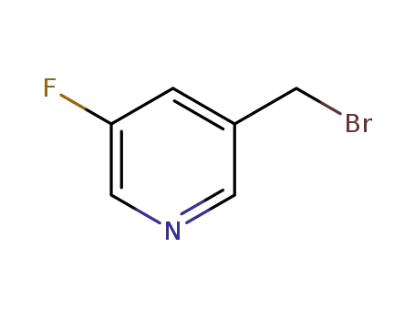 Molecular Structure of 120277-14-7 (Pyridine, 3-(bromomethyl)-5-fluoro- (9CI))