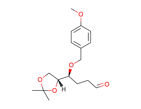 (4S)-4-((4R)-2,2-Dimethyl-1,3-dioxolan-4-yl)-4-((4-methoxybenzyl)oxy)butanal