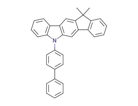 11,11-dimethyl-5-(biphenyl-4-yl)-5,11-dihydroindeno[1,2-b]carbazole