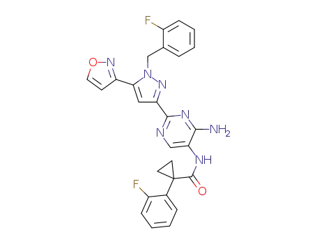 C<sub>27</sub>H<sub>21</sub>F<sub>2</sub>N<sub>7</sub>O<sub>2</sub>