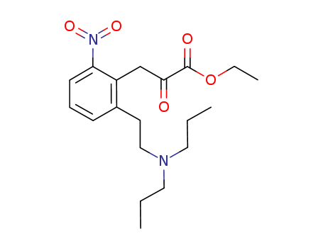 Benzenepropanoic acid,2-[2-(dipropylamino)ethyl]-6-nitro-a-oxo-, ethyl ester