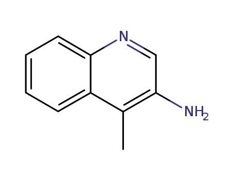 Molecular Structure of 50878-90-5 (3-AMINO-4-METHYLQUINOLINE)