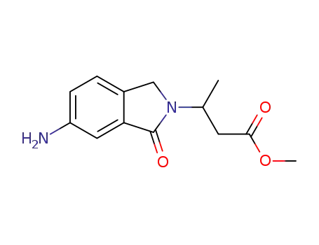 3-(6-amino-1-oxo-1,3-dihydroisoindol-2-yl)butyric acid methyl ester