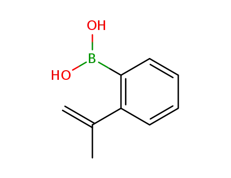 Molecular Structure of 372193-54-9 ((2-(prop-1-en-2-yl)phenyl)boronic acid)