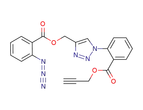 prop-2-yn-1-yl 2-(4-([(2-azidophenyl)carbonyloxy]methyl)-1H-1,2,3-triazol-1-yl)benzoate