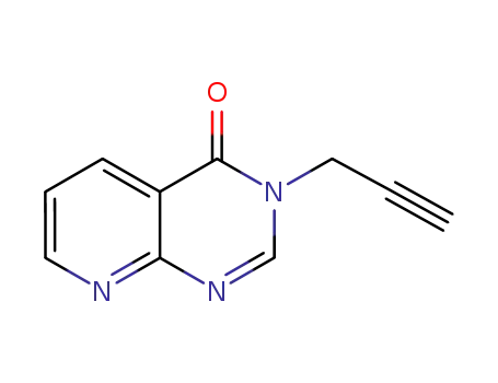 Molecular Structure of 1064689-94-6 (3-(prop-2-ynyl)pyrido[2,3-d]pyrimidin-4(3H)-one)