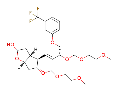 (3aR,4R,5R,6aS)-5-((2-methoxyethoxy)methoxy)-4-((R,E)-3-((2-methoxyethoxy)methoxy)-4-(3-(trifluoromethyl)phenoxy)but-1-enyl)hexahydro-2H-cyclopenta[b]furan-2-ol