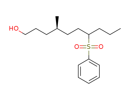 (4R,7RS)-4-methyl-7-phenylsulfonyldecan-1-ol