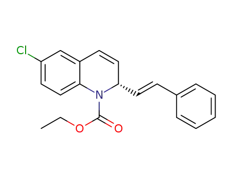 (S,E)-ethyl 6-chloro-2-styrylquinoline-1(2H)-carboxylate