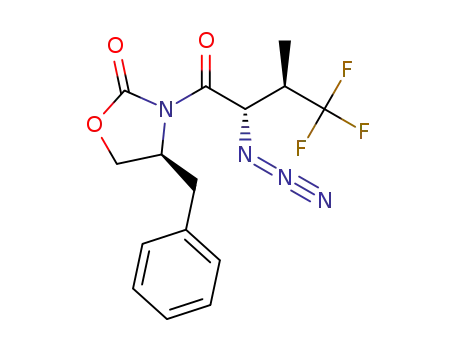 (S)-3-((2S,3R)-2-azido-4,4,4-trifluoro-3-methylbutanoyl)-4-benzyloxazolidin-2-one