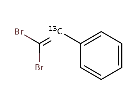 1,1-dibromo-2-[<sup>13</sup>C]-styrene