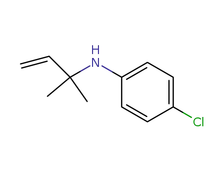 4-クロロ-N-(2-メチルブタ-3-エン-2-イル)アニリン