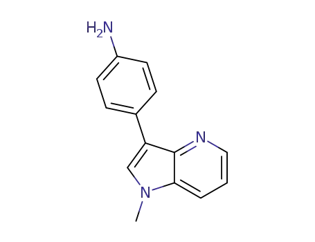 4-(1-methyl-1H-pyrrolo[3,2-b]pyridin-3-yl)aniline