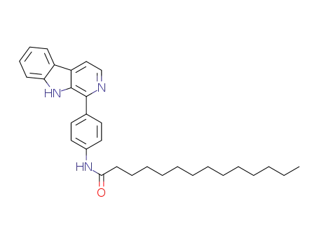 N-(4-(9H-pyrido[3,4-b]indol-1-yl)phenyl)tetradecanamide