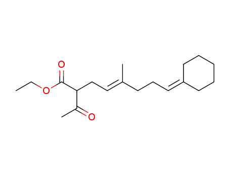 (E)-ethyl 2-acetyl-8-cyclohexylidene-5-methyloct-4-enoate