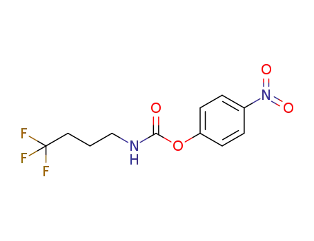 Molecular Structure of 1352087-09-2 (4-nitrophenyl 4,4,4-trifluorobutylcarbamate)