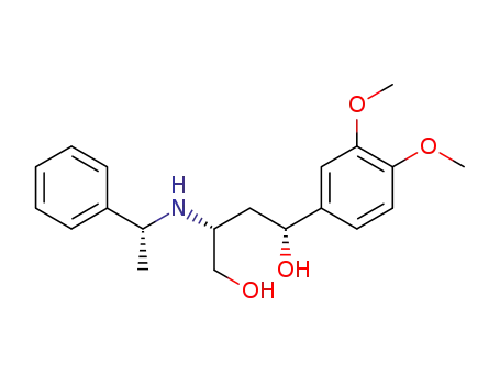 (1R,3R)-1-(3,4-dimethoxyphenyl)-3-((R)-1-phenylethylamino)butane-1,4-diol