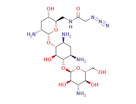 Molecular Structure of 1220984-19-9 (6'-N-azidoacetyl tobramycin)
