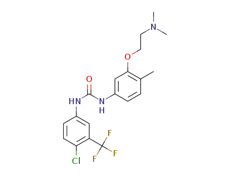 3-[4-chloro-3-(trifluoromethyl)phenyl]-1-{3-[2-(dimethylamino)ethoxy]-4-methylphenyl}urea