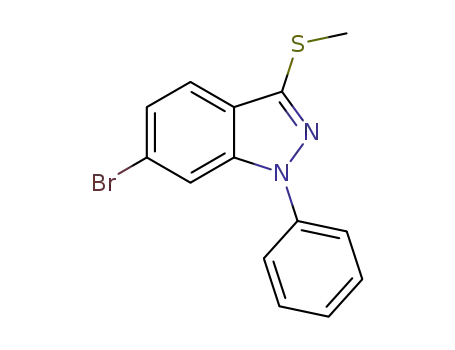 6-Bromo-3-methylsulfanyl-1-phenyl-1H-indazole