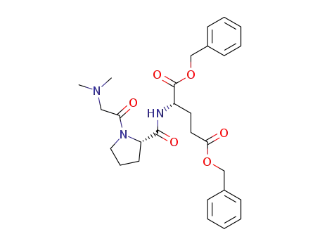 L-Glutamic acid, N,N-dimethylglycyl-L-prolyl-, bis(phenylmethyl) ester