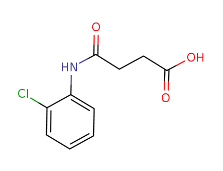 Molecular Structure of 20266-25-5 (4-[(2-CHLOROPHENYL)AMINO]-4-OXOBUTANOIC ACID)